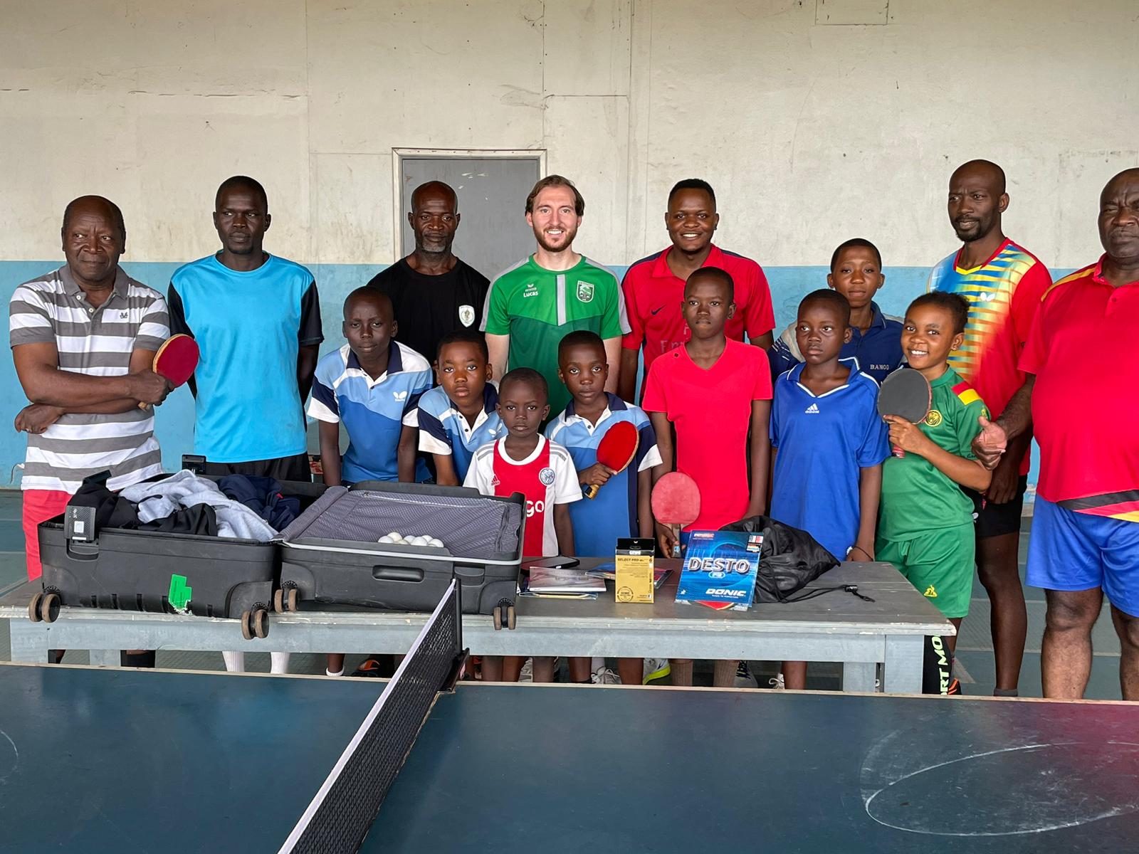 Spendenaktion erfreut Tischtennisklub in Yaoundé