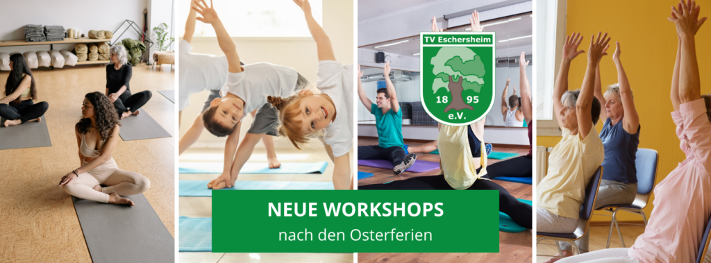 Neue Workshops starten nach den Osterferien