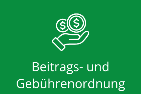 Beitrags- und Gebührenordnung