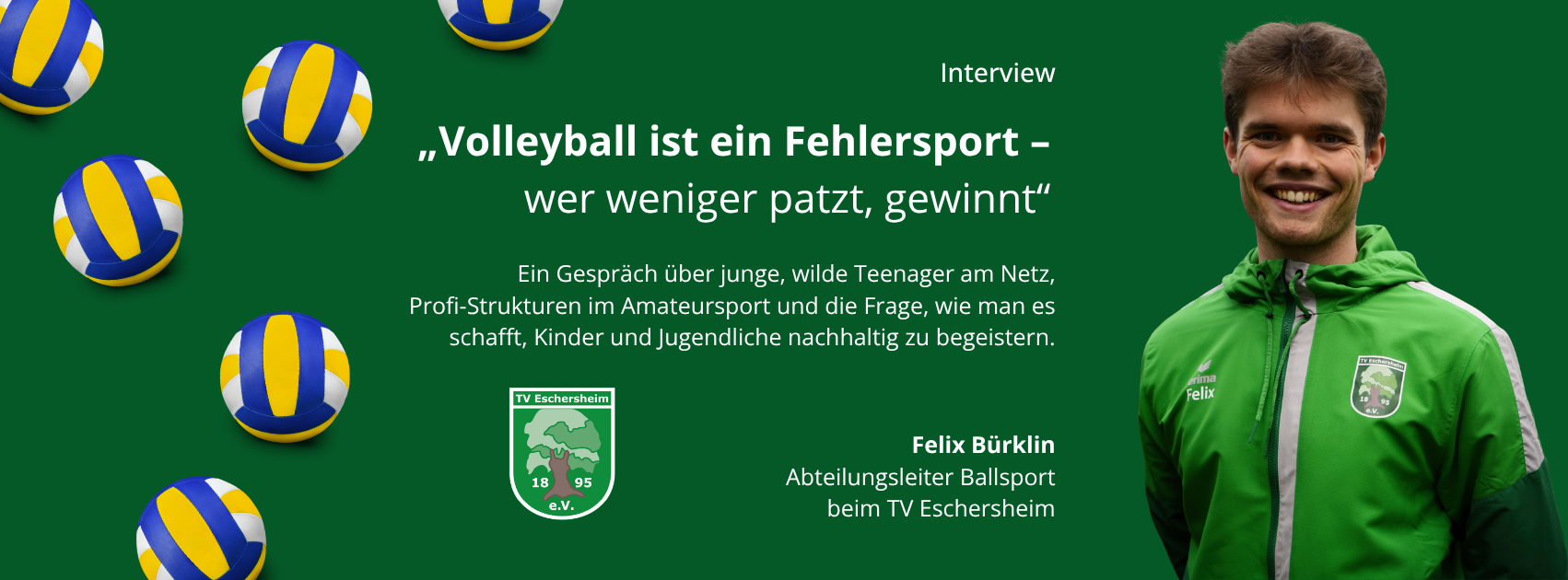 „Volleyball ist ein Fehlersport – wer weniger patzt, gewinnt“ – Interview mit Felix Bürklin