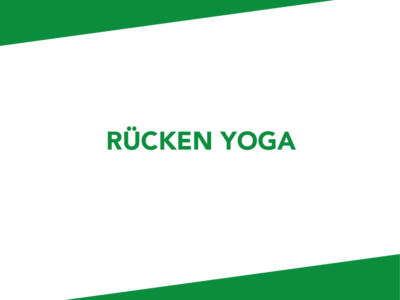Anmeldung Rücken Yoga