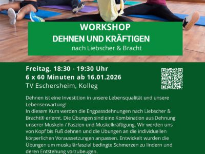Workshop "Dehnen und Kräftigen"