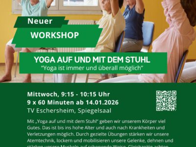 Workshop "Yoga auf und mit dem Stuhl"