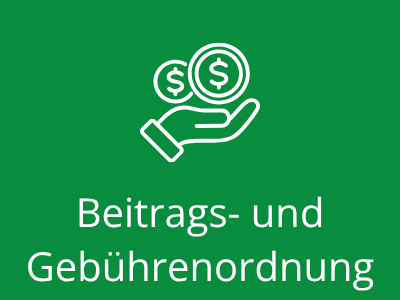 Beitrags- und Gebührenordnung